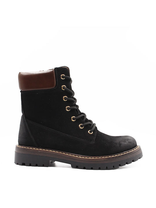 Basic Damen Knöchelstiefel Schwarz