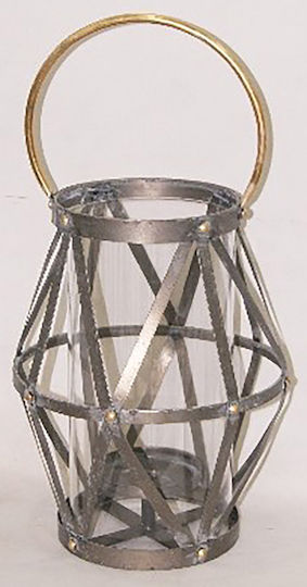 Etoile Felinar Metalic Argintiu 26x26x49buc 1buc