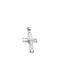 Velegrakis Men's White Gold Cross 14K with the Crucified