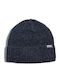 Beanie Unisex Beanie with Rib Knit in Blue color