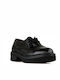 Women's Patent Leather Oxford Shoes Black