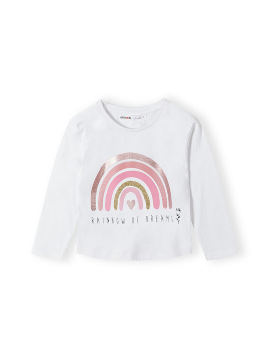 Minoti Kids Blouse Long Sleeve White