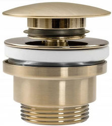 Rea Brass Sink Valve Gold
