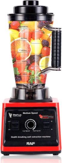 Raf R.2842 Mixer mit Kunststoffkanne 3 l 2400W Rote