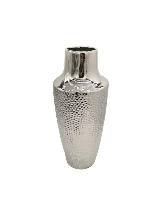 Marhome Decorative Vase Silver 16.3x43.5cm