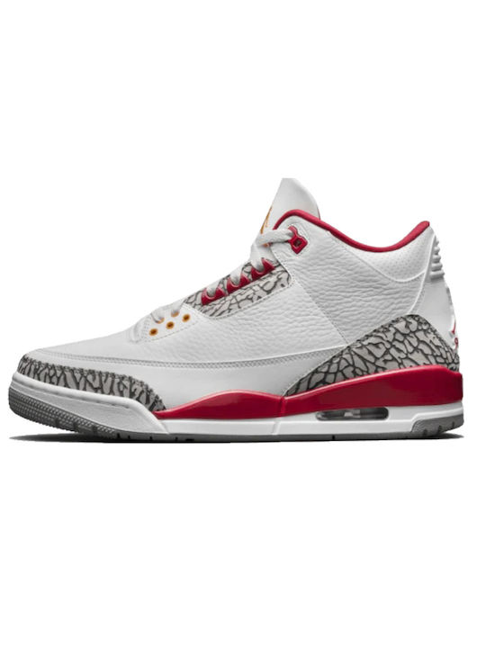 Jordan Air Jordan 3 Retro Boots White / Cardinal Red / Grey