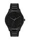 Calvin Klein Iconic Ανδρικό Ρολόι 42mm Χρονογράφος Μπαταρίας με Μαύρο Μεταλλικό Μπρασελέ