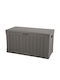 Lifetime Außenlagerbox Kunststoff 440Es Coffee L127xB67xH64cm