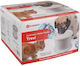 Flamingo Automatic Plastic Bowl Food & Water for Dog & Cat 3lt in White Color