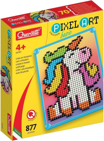 Quercetti Μωσαϊκό Pixel Art - Unicorn για Παιδιά 4+ Ετών