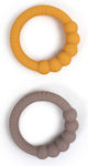 Filibabba Teething Ring made of Silicone for 0 m+ 2pcs