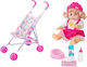 Martin Toys Σετ με Μωρό Κούκλα για 3+ Ετών 36 εκ.