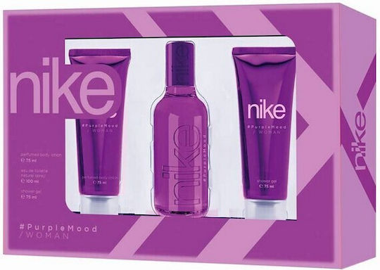 nike Purple Mood Set pentru femei cu Loțiune de corp 3buc