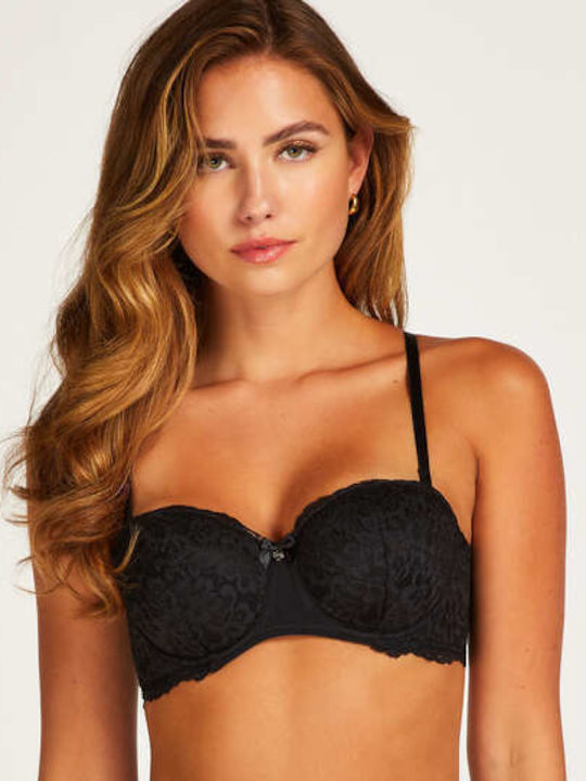 Hunkemöller Marine Negru Sutien cu Baloane