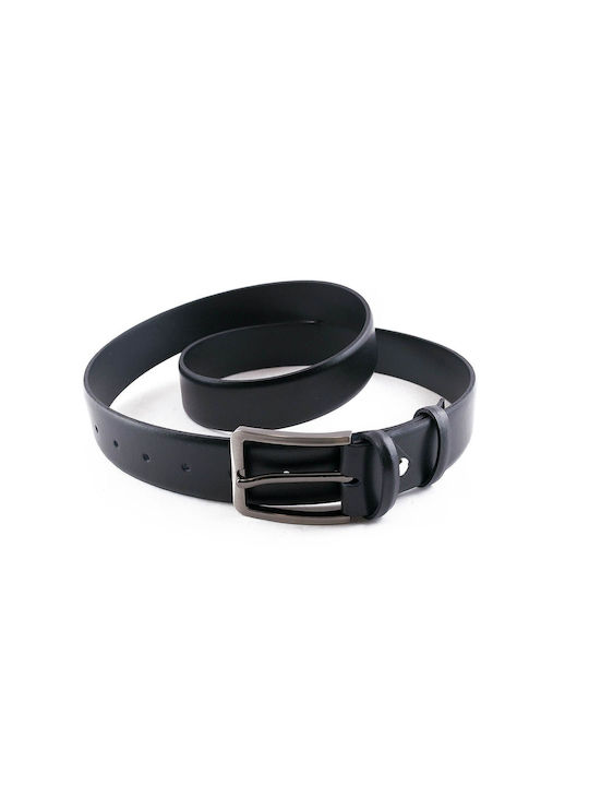 Men's Leather Belt Black