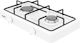 Zilan Liquid Gas Countertop Double Burner White
