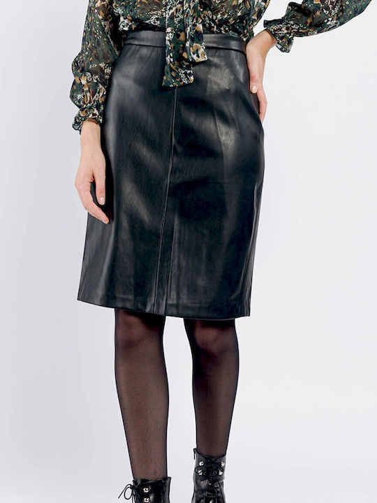 Talie înaltă Women's Pencil Skirt Black