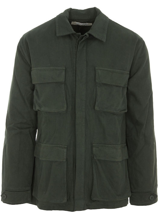 Μακρυμάνικo Overshirt Πράσινο