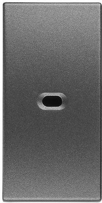 Eurolamp Recessed Electrical Lighting Wall Switch Basic Gray
