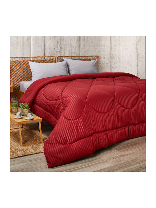 Whitegg Πάπλωμα Υπέρδιπλο με Γέμιση Microfiber 220x240εκ. Παπ100 4 Red