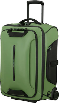 Samsonite Ecodiver Duffle Cabin Travel Suitcase Green with 4 Wheels