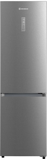 Morris Combină frigorifică 378lt Total NoFrost Î201xL59.5xA67.8cm. Inox T73378CBM