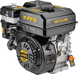 FFG Ghe 212 Q Pro Benzinmotor 7hp Horizontal Achsenorientierung FFG Ghe 212 Q Pro Benzinmotor 7hp Horizontal Achsenorientierung