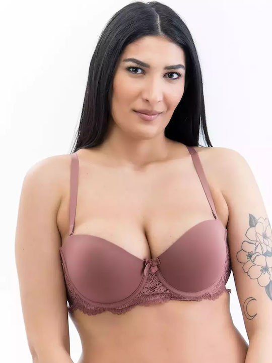 Lafagot Strapless Bra Pink