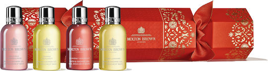 Molton Brown Floral & Fruity Christmas Cracker Hautpflegeset für Reinigung Körperreinigung 4Stück