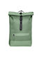 Rains Rolltop Rucksack Fabric Backpack Waterproof Green 13lt