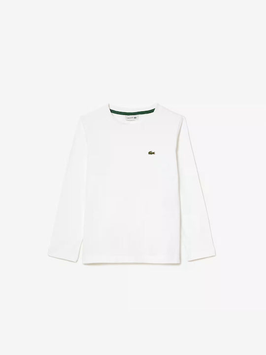 Lacoste Kids Blouse Long Sleeve White