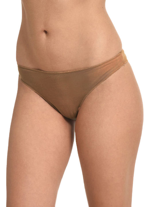 Helios Γυναικεία Slip 2Pack Καφέ