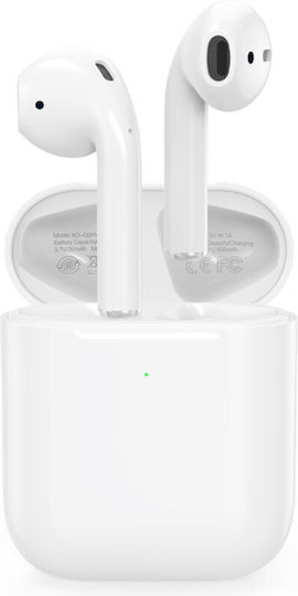 XO Q2 Ohrstöpsel Bluetooth-Freisprecheinrichtung Kopfhörer mit Ladeetui Weiß
