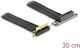 DeLock Κάρτα Riser για Κάθετη Τοποθέτηση PCI Express x4 male 90° angled σε x4 slot 90° angled 88044