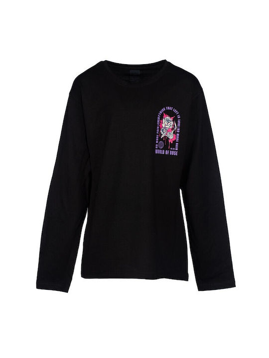 ALG Kids Blouse Long Sleeve Black