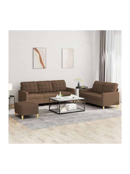 Σετ Σαλονιού 3-Sitzer & 2-Sitzer & Hocker