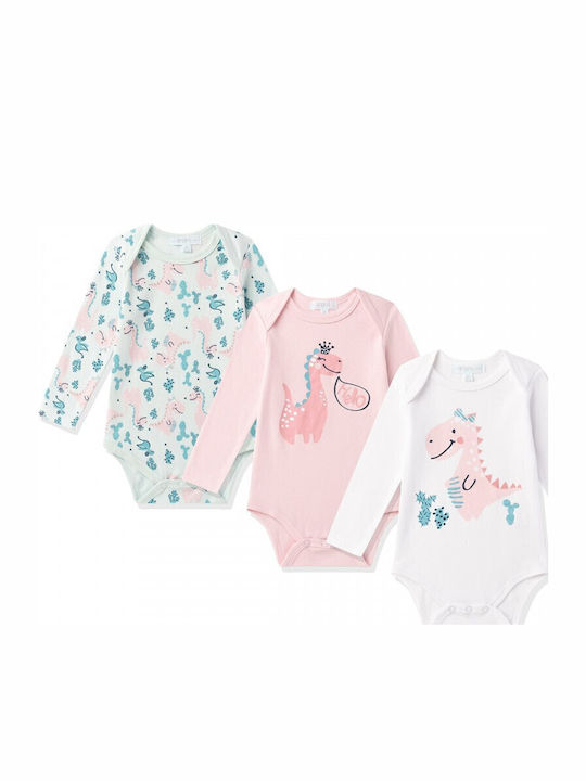 Amomi Set Babystrampler Langärmliges Mehrfarbig 3Stück