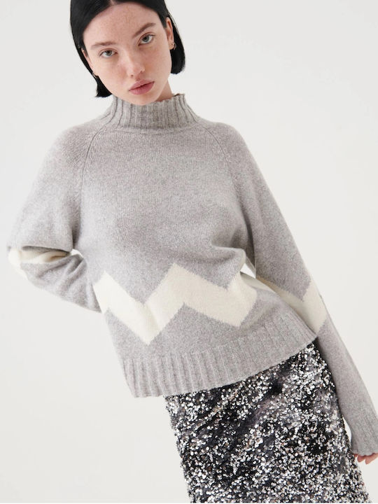 Marella Women's Long Sleeve Sweater Gray