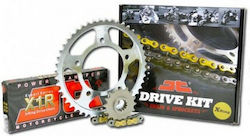 JT Sprockets Σετ Γρανάζια Αλυσίδα για Honda CBF 600