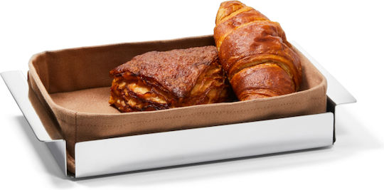 Philippi Brotkasten Metallisch Silber 25x15x5cm