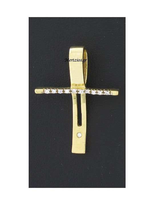 Mertzios.gr Gold Cross 14K