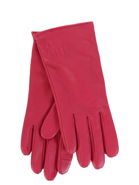 Hugo Boss Unisex Gloves Fuchsia