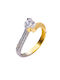 Xrisokosmima Single Stone from Gold 14K