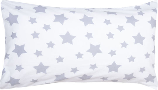 Viopros Set Pillowcases with Envelope Cover Gray 2540 50x70cm