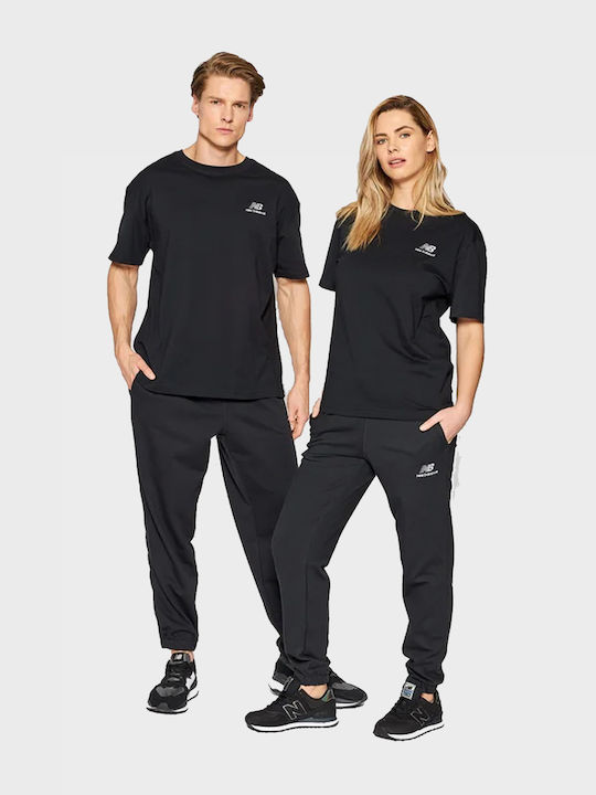 New Balance Jogginghose mit Gummizug Schwarz