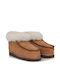 MRDline Women's Slippers with Fur Brown