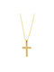 Gold Kreuz 14K mit Kette