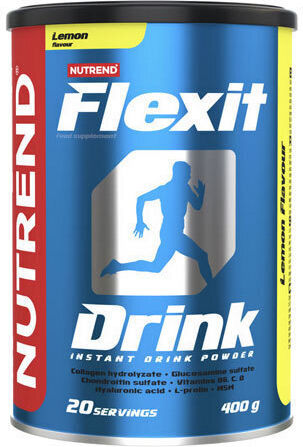 Nutrend Flexit Drink Supplement for Joint and Bone Health 400gr Lemon