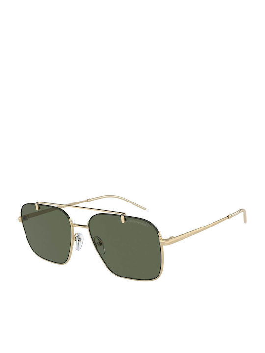 Emporio Armani Sonnenbrillen mit Gold Rahmen und Grün Linse EA2150 301371