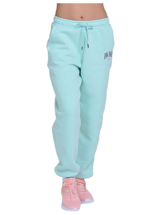 Παντελόνι Φόρμας Fleece Τιρκουάζ